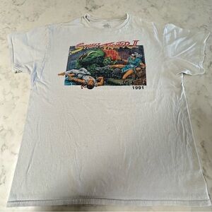 Retro 1991 Street Fighter II “Get ready to Rumble” Graphic Tee. Size Large